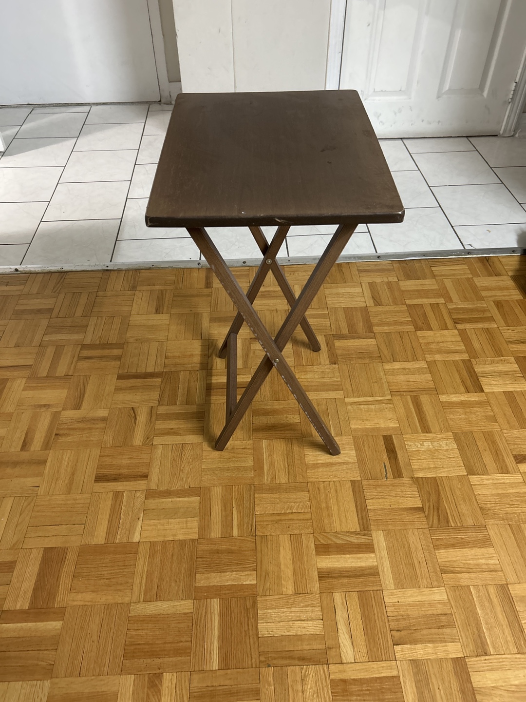 Brown Folding Table