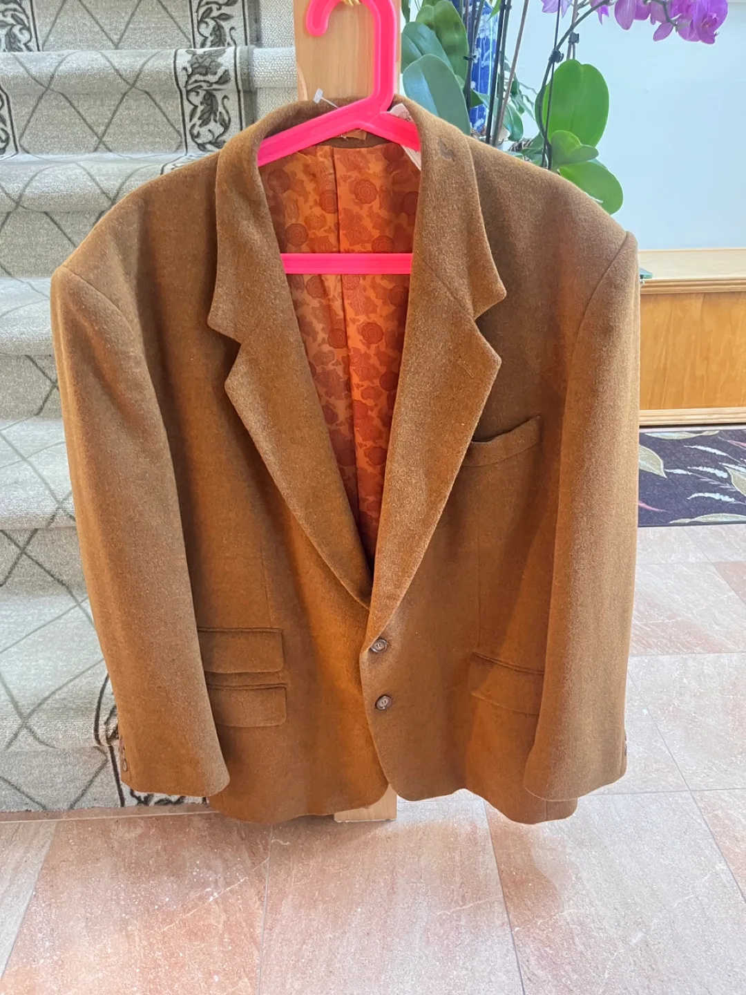 Brown Wool Blend Blazer thumbnail