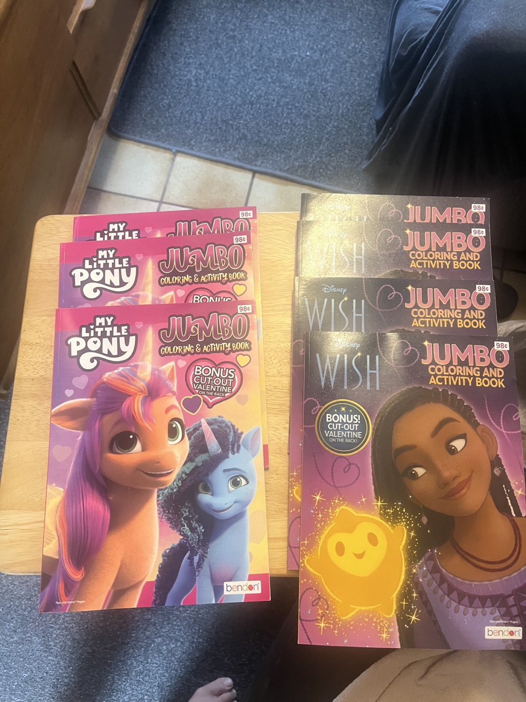 My Little Pony & Disney Wish Jumbo Coloring Books
