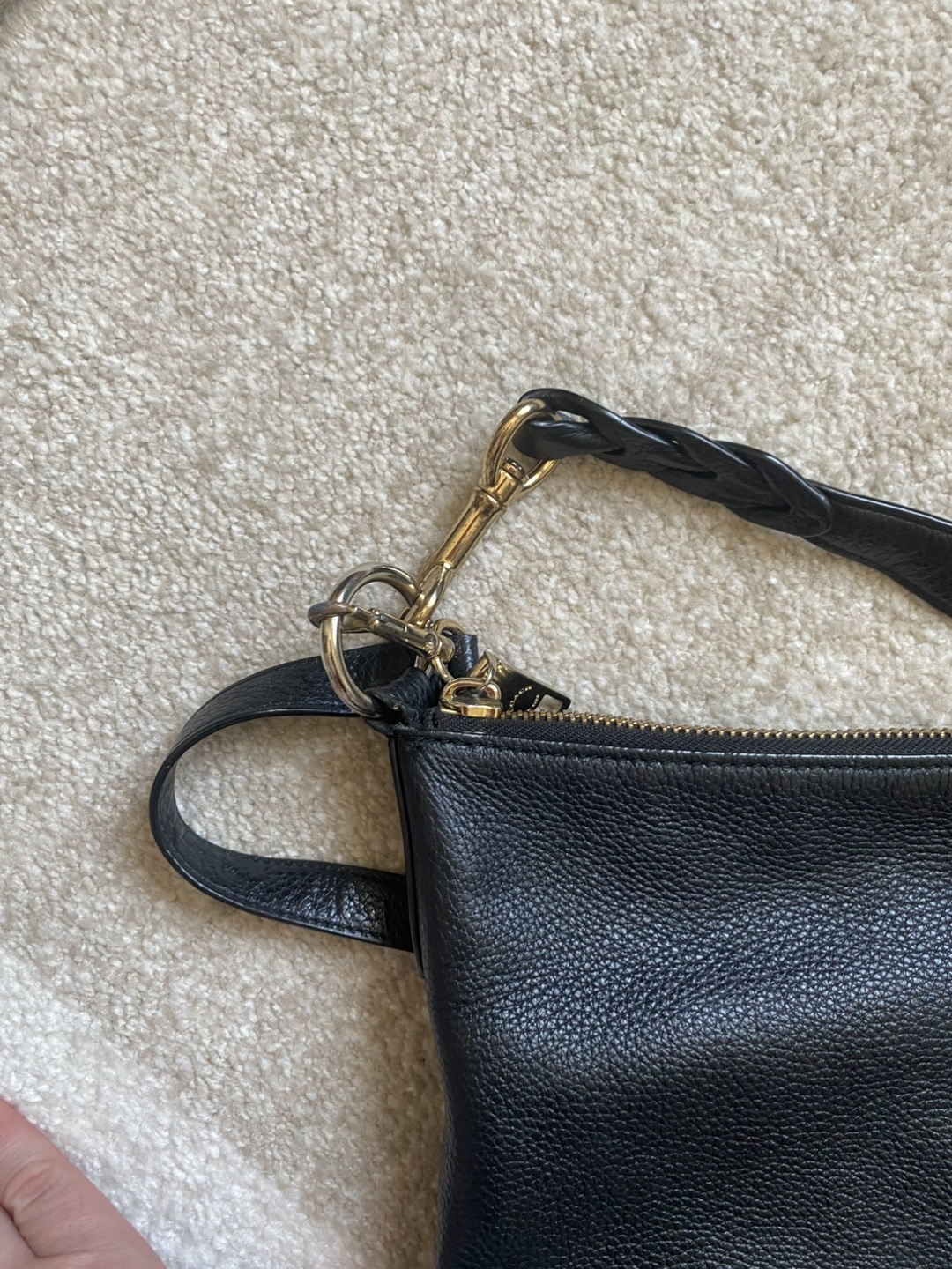 Coach Black Leather Shoulder Bag - photo 2
