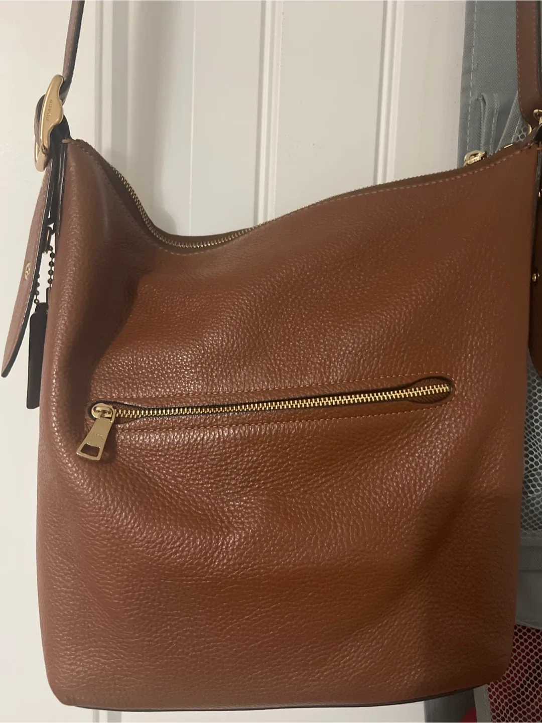Coach Leather Hobo Bag - Brown image indicator(4)
