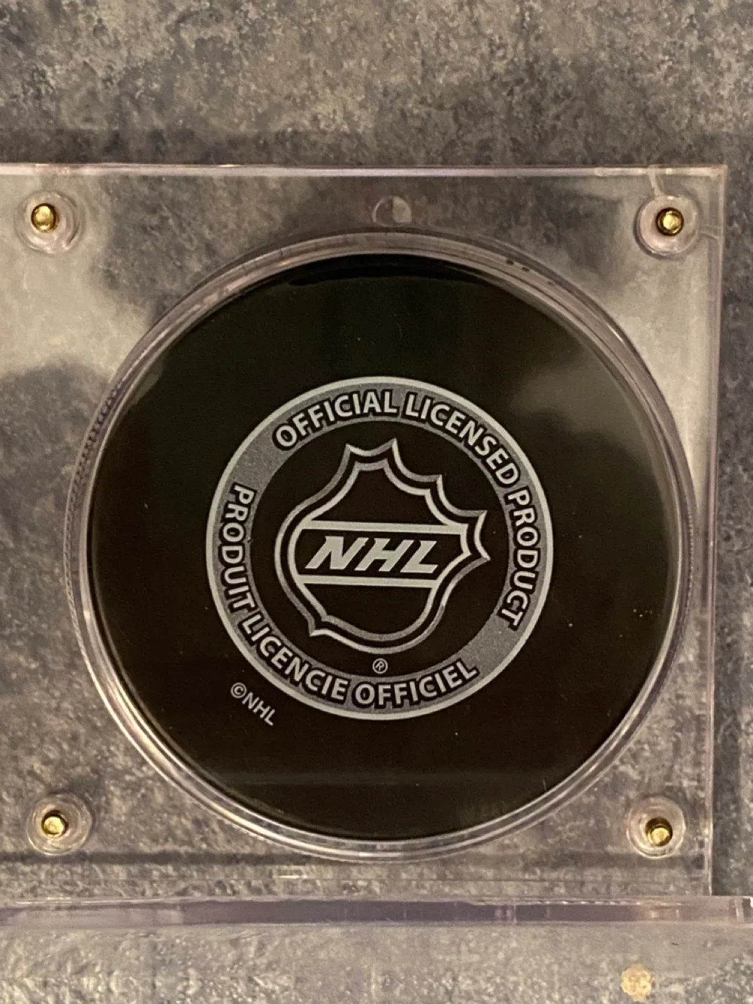 Sidney Crosby and Mario Lemieux Hockey Card and Puck Display! image indicator(4)