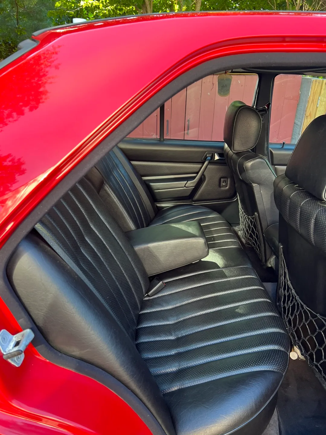 1985 Mercedes-Benz 190E Red Sedan 56489 original miles image indicator(7)