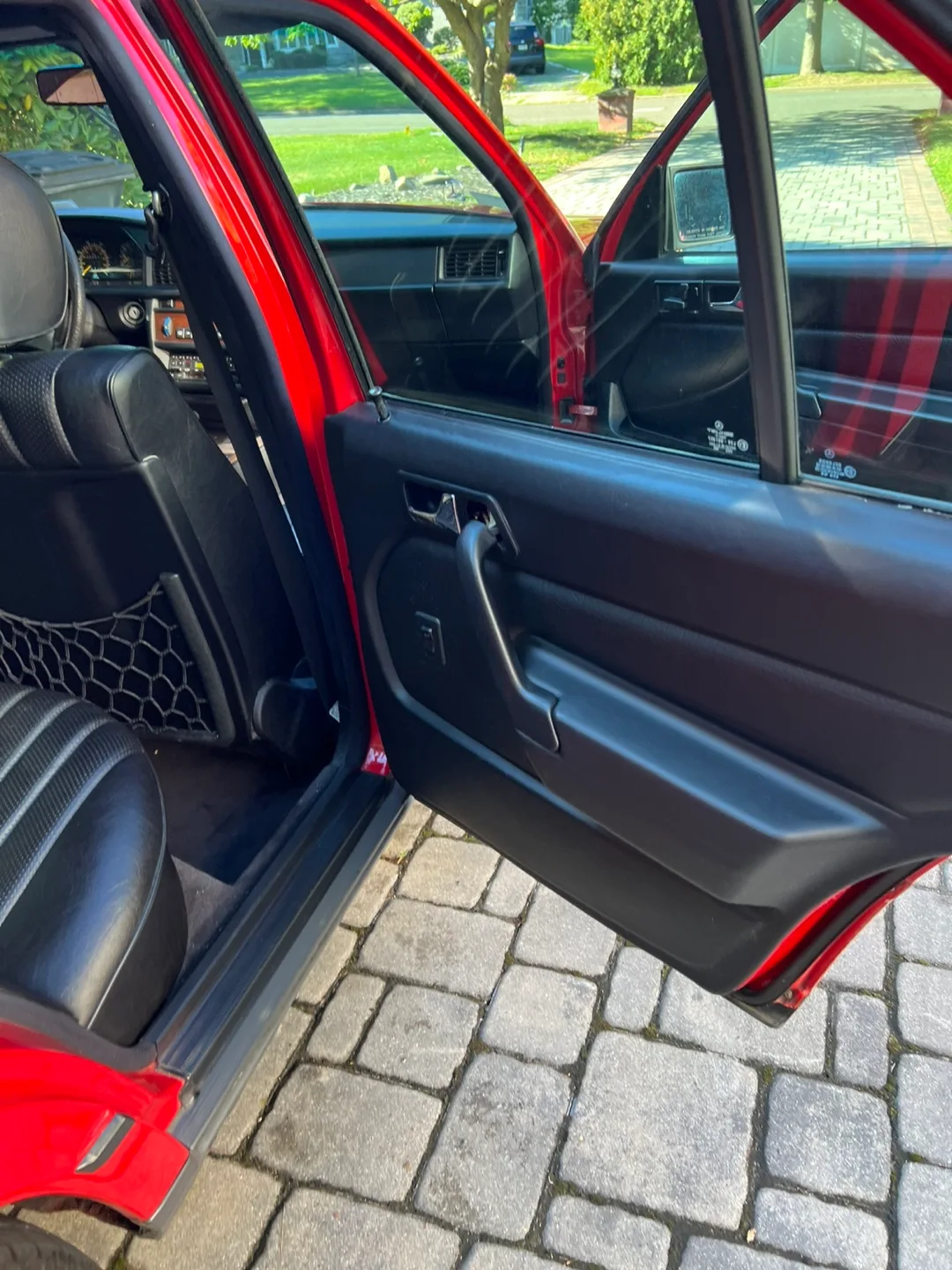 1985 Mercedes-Benz 190E Red Sedan 56489 original miles image indicator(8)