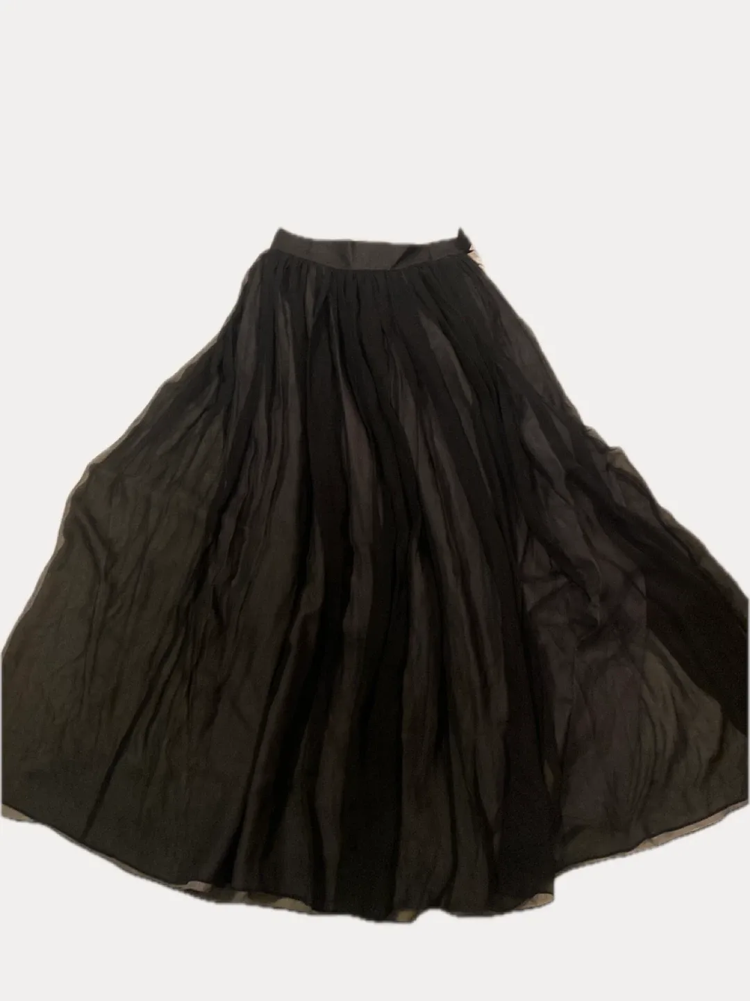 Jones New York Black Silk Skirt - Size 8 thumbnail