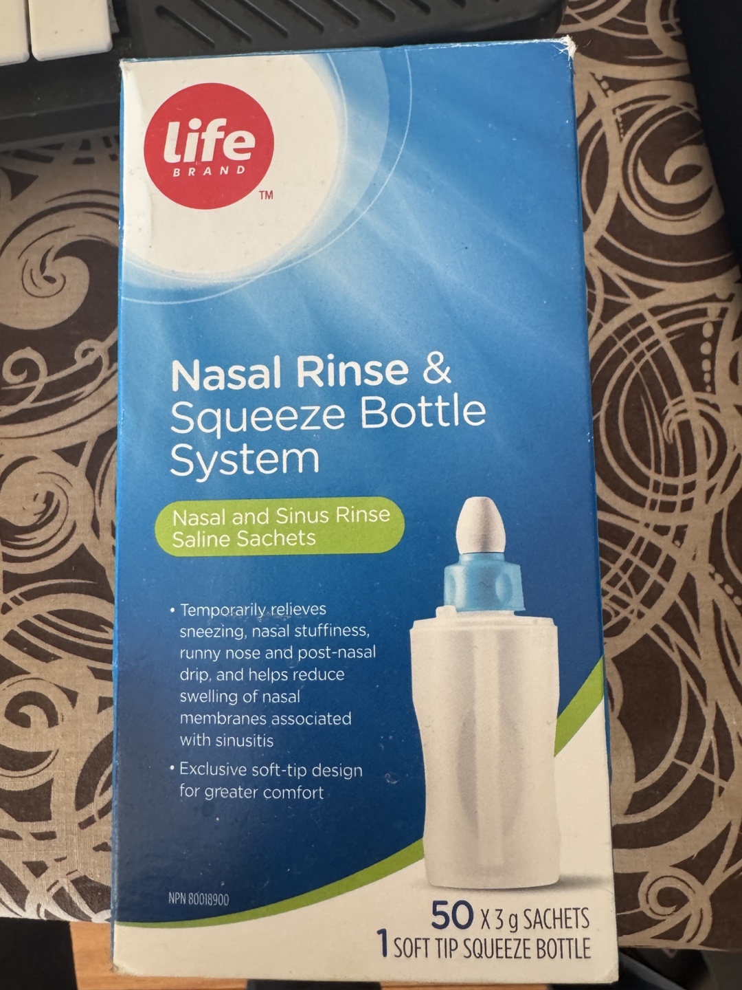 Life Brand Nasal Rinse & Squeeze Bottle System