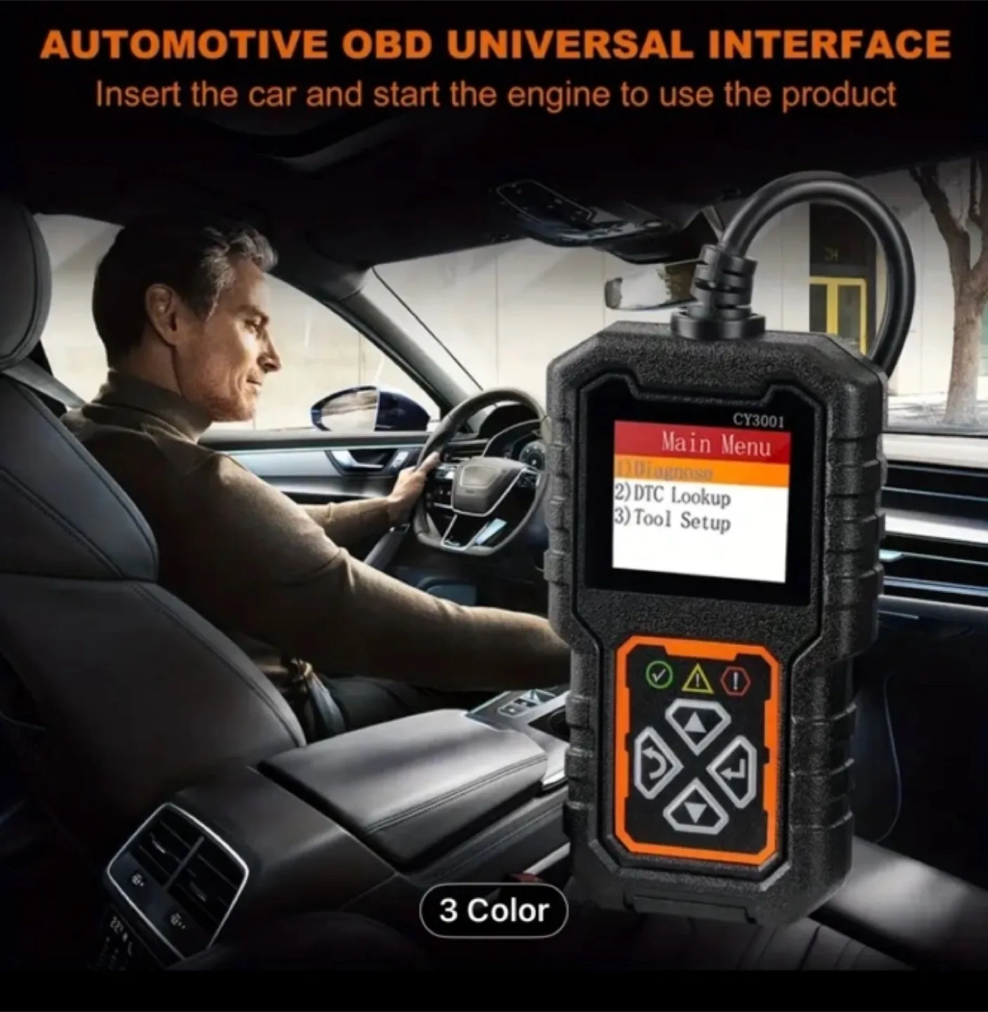 OBD2 Code Reader | OBD2 Scanner CY3001 | Car Engine Diagnostic image indicator(9)