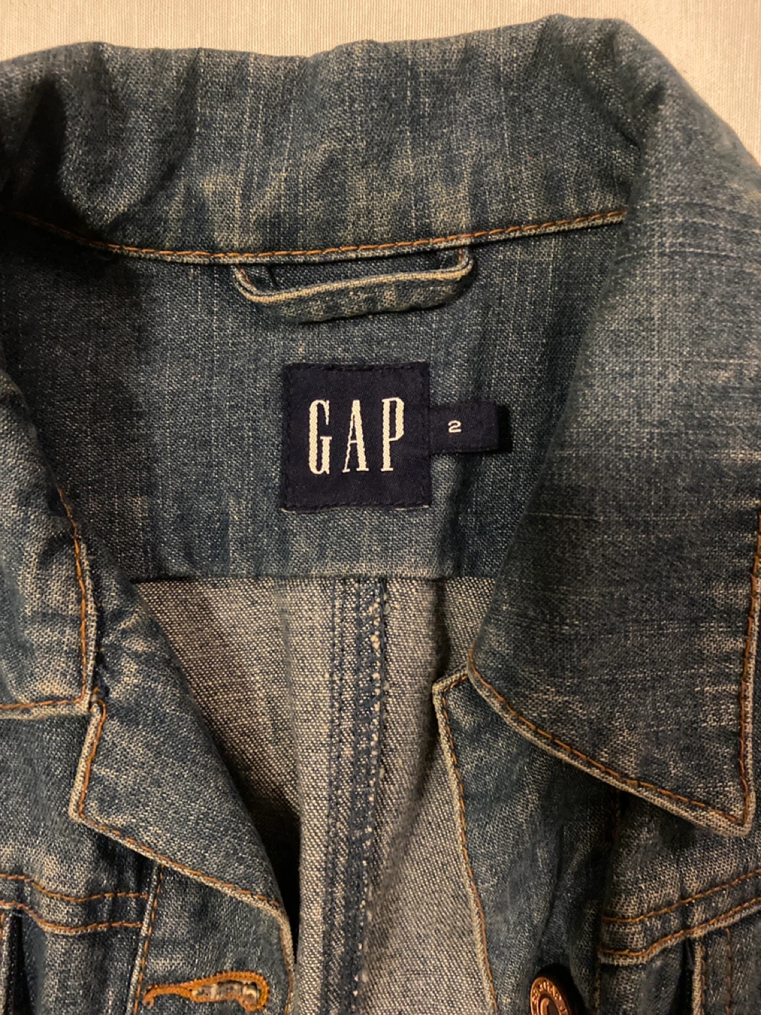 Gap Denim Jacket Dress - Size 2 - photo 2