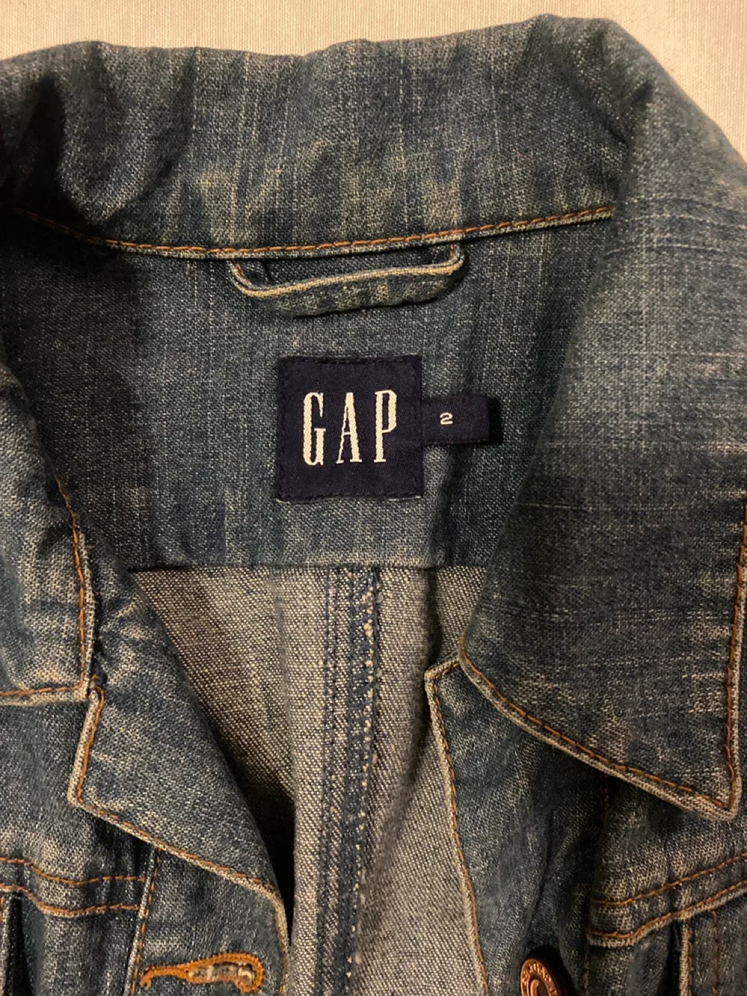 Gap Denim Jacket Dress - Size 2 image indicator(2)