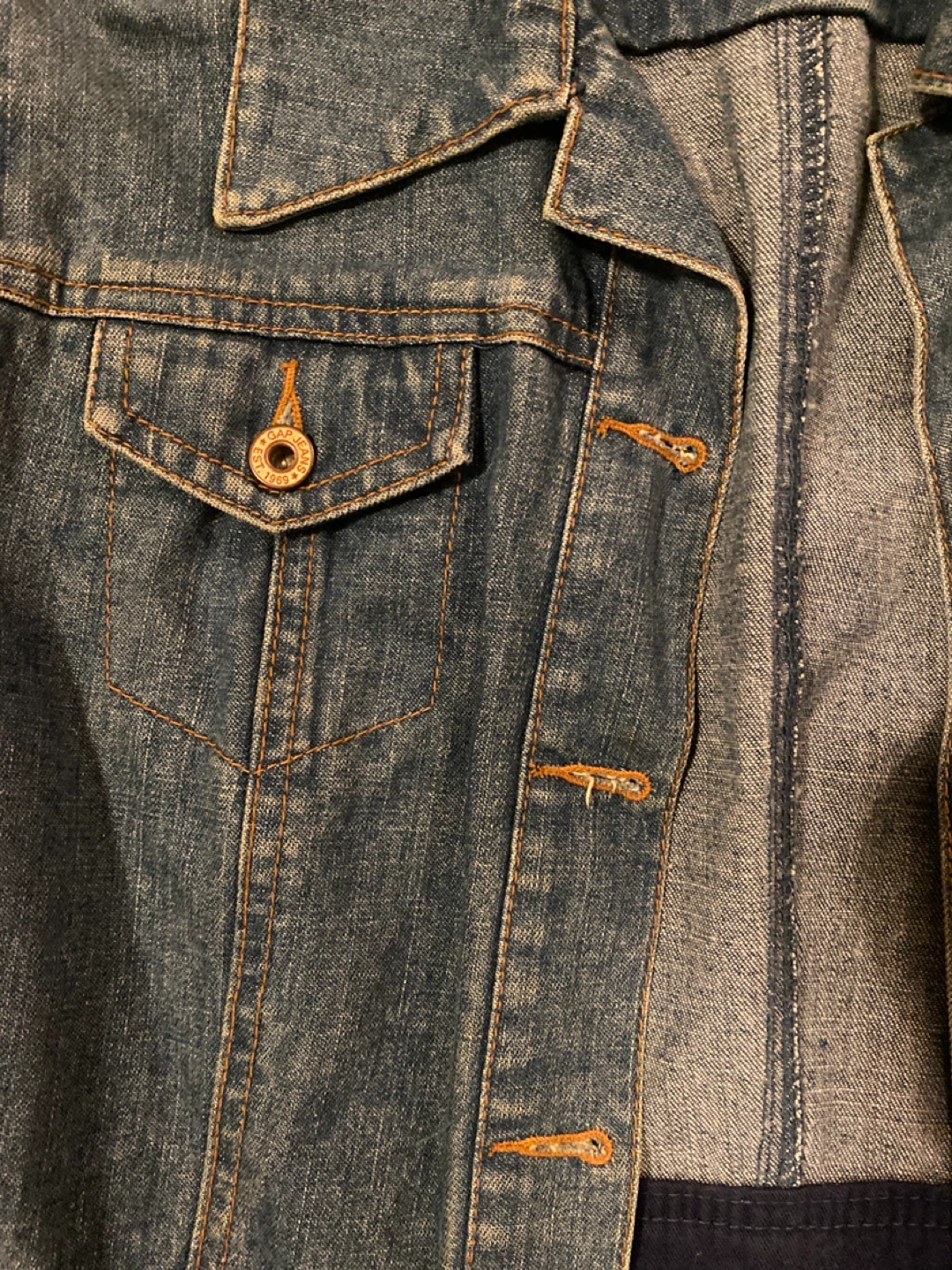 Gap Denim Jacket Dress - Size 2 - photo 3