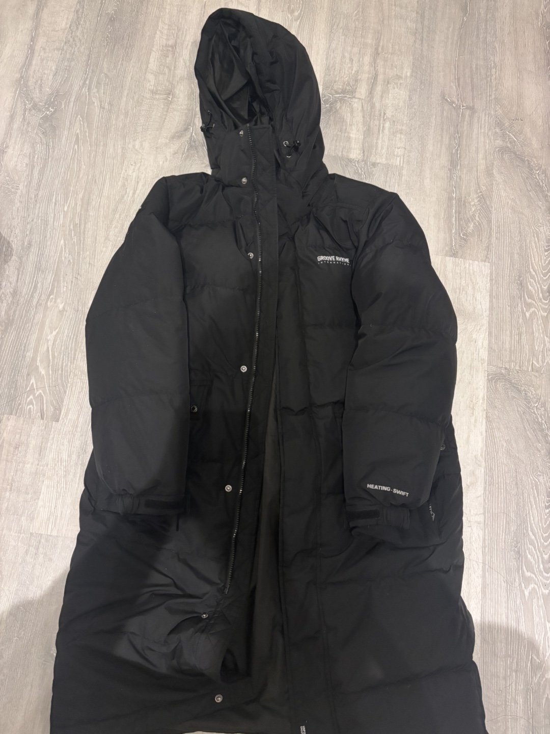 Premium Goose Down Long Parka L