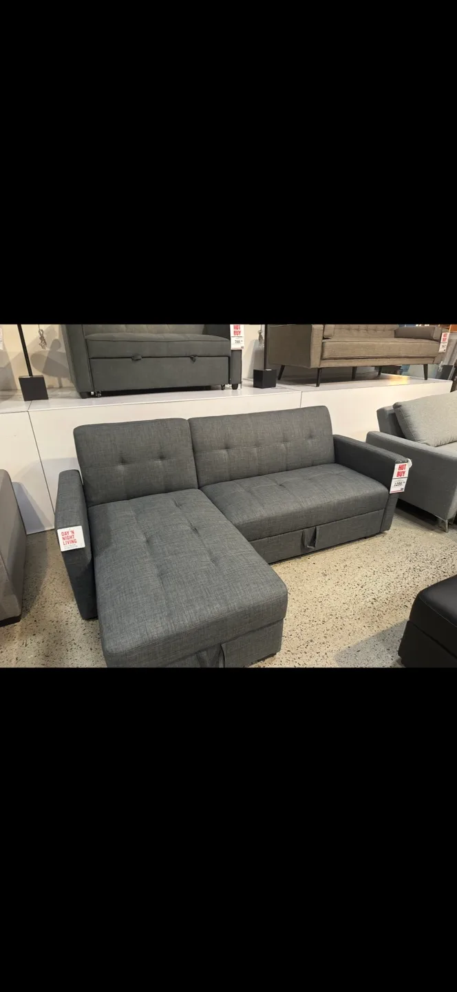 Grey Sofa with Storage image indicator(2)