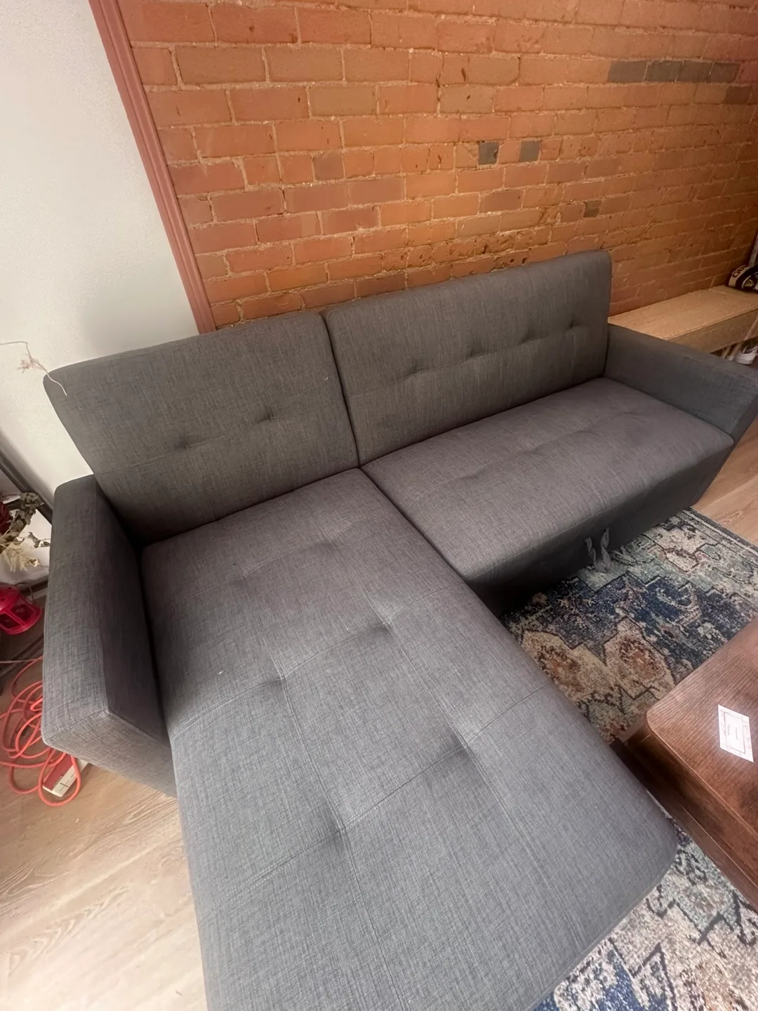 Grey Sofa with Storage image indicator(7)