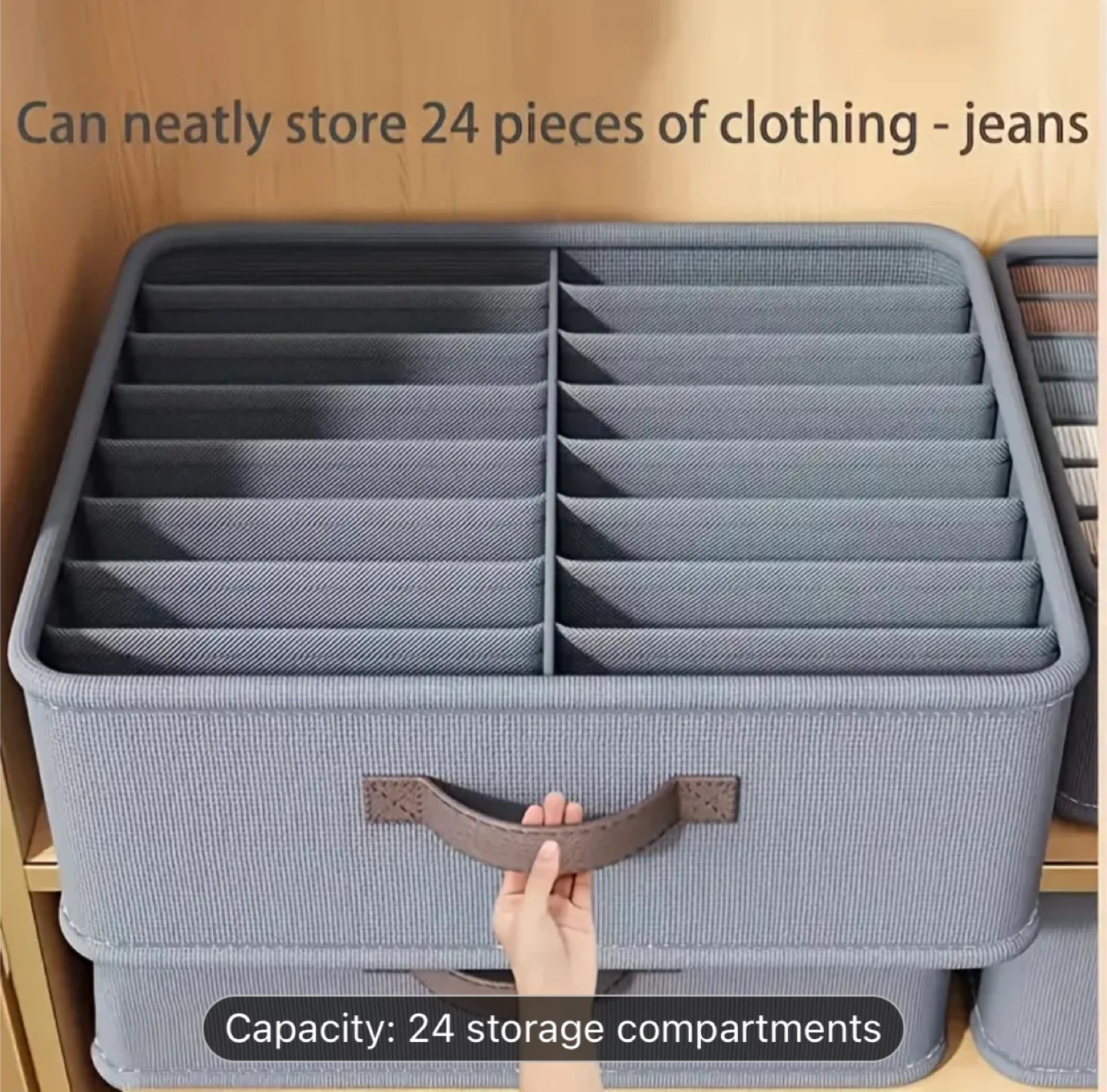 24-Compartment Clothes Storage Organiser - photo 3