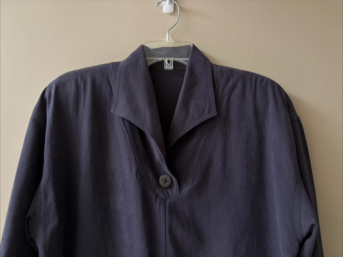 Free women’s Navy Blue Button-Down Blouse image indicator(2)