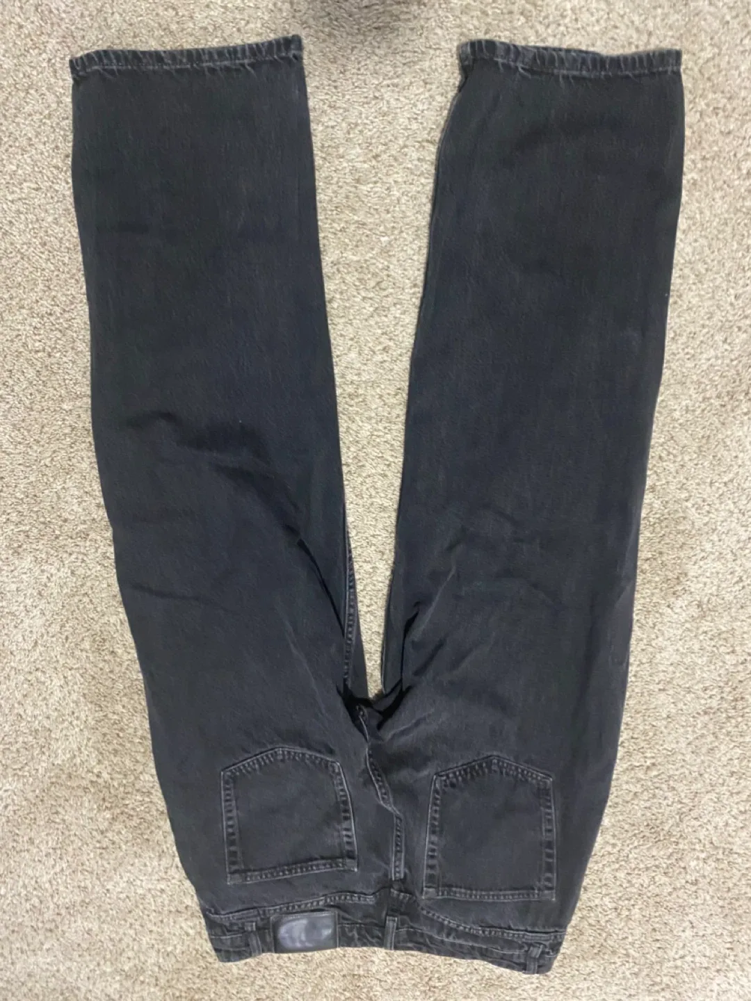 Zara Black Denim Jeans, Size EUR 40 image indicator(3)