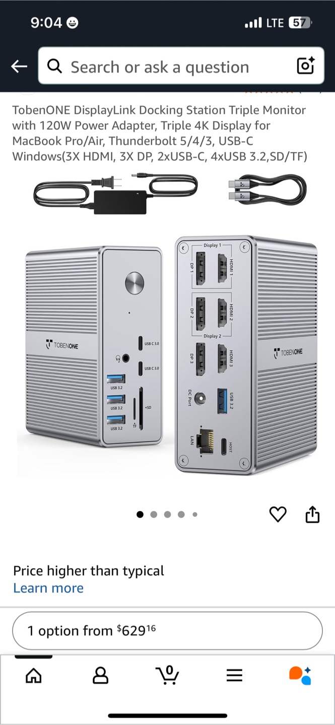 TobenONE DisplayLink Docking Station