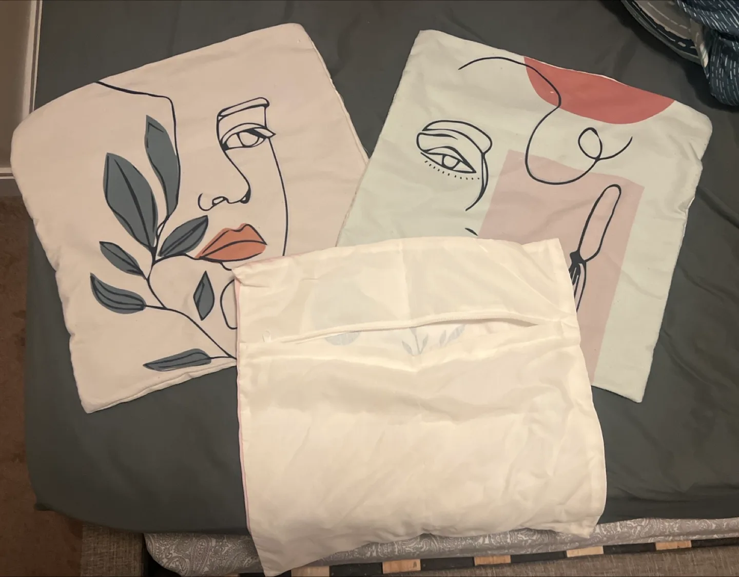 Set of 3 Decorative Throw Pillow Covers thumbnail