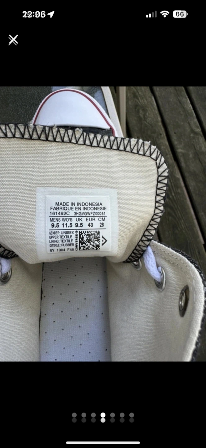 New Converse men's sneakers, priced at $70 [Size: US 9.5 ］ - photo 4