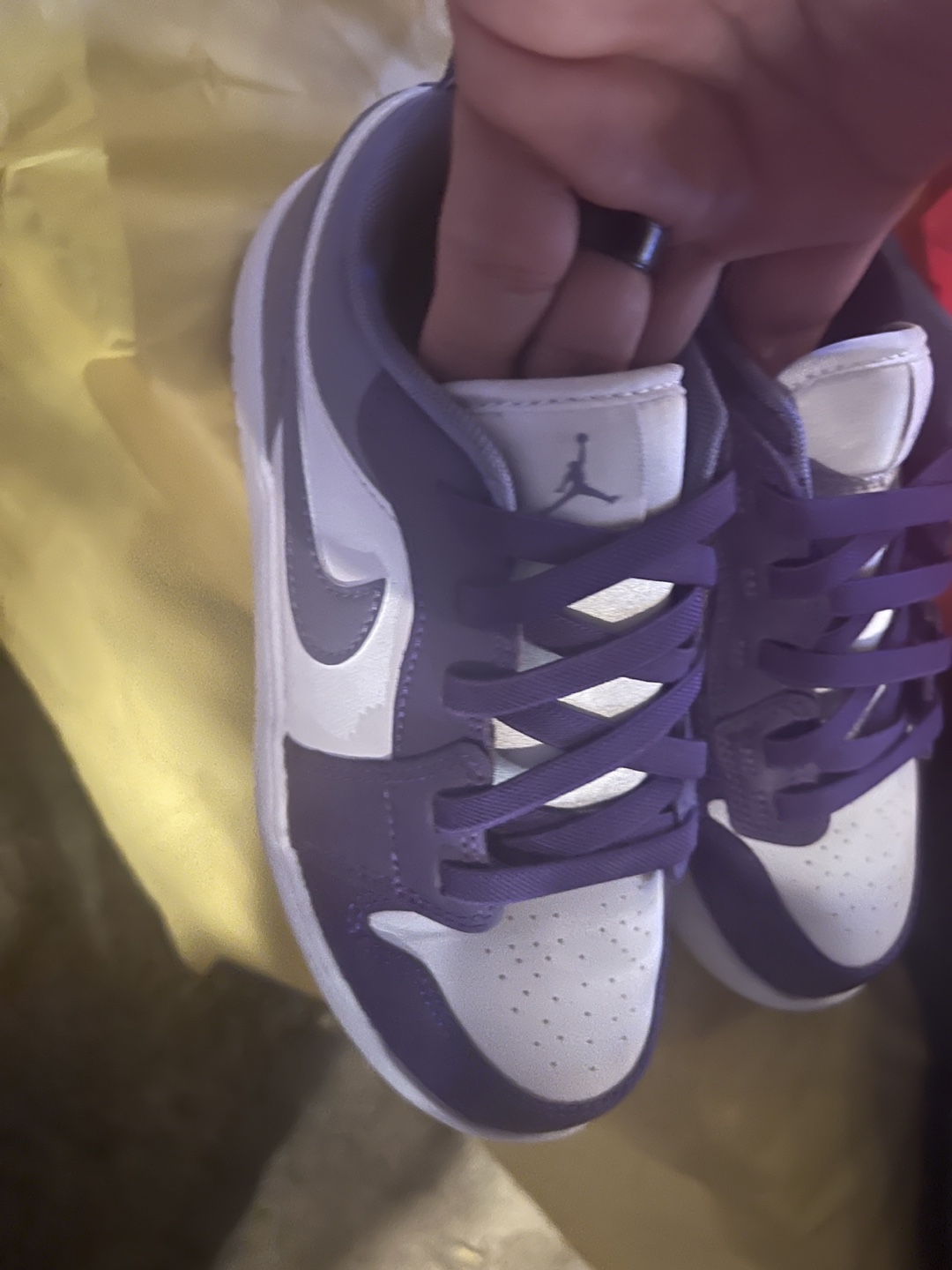 Nike Air Jordan 1 Low Purple - photo 2
