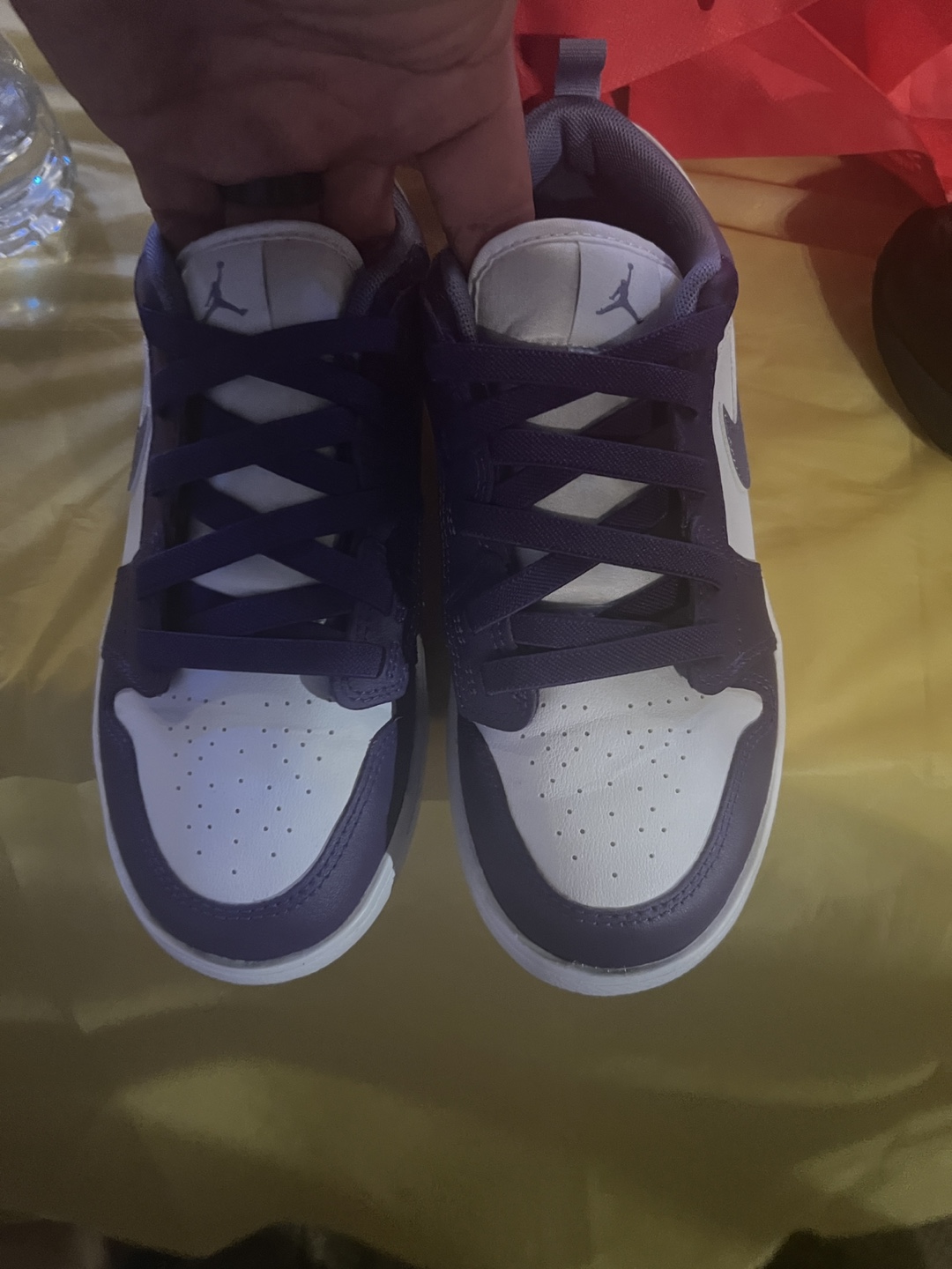 Nike Air Jordan 1 Low Purple - photo 3