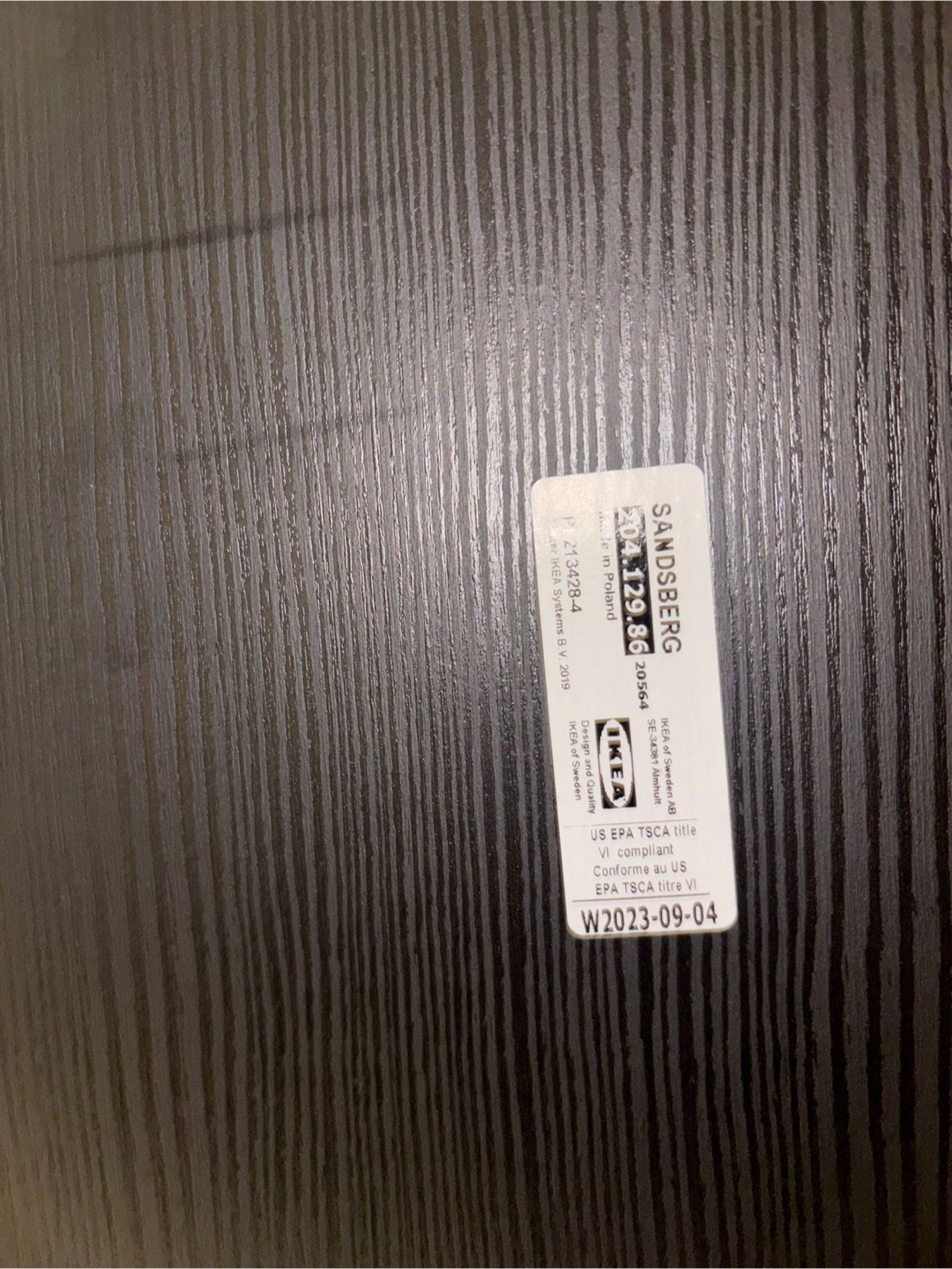 IKEA SANDSBERG Tabletop & Frame - Black - photo 3