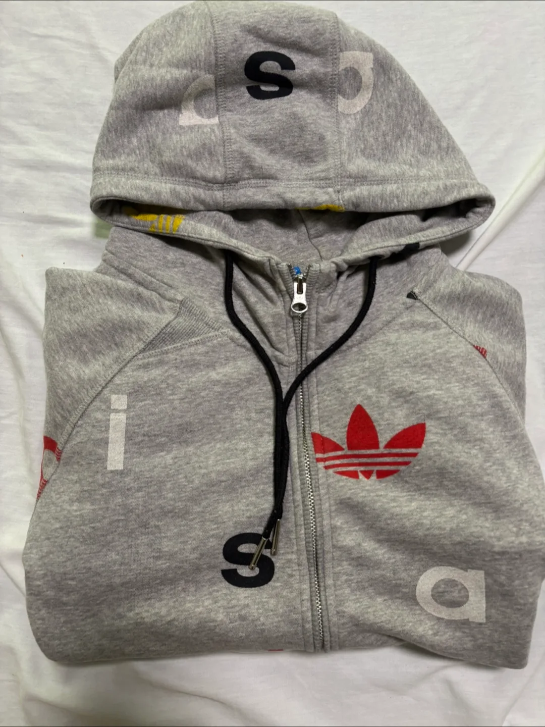 Adidas Full Zip Hoodie - Grey image indicator(4)