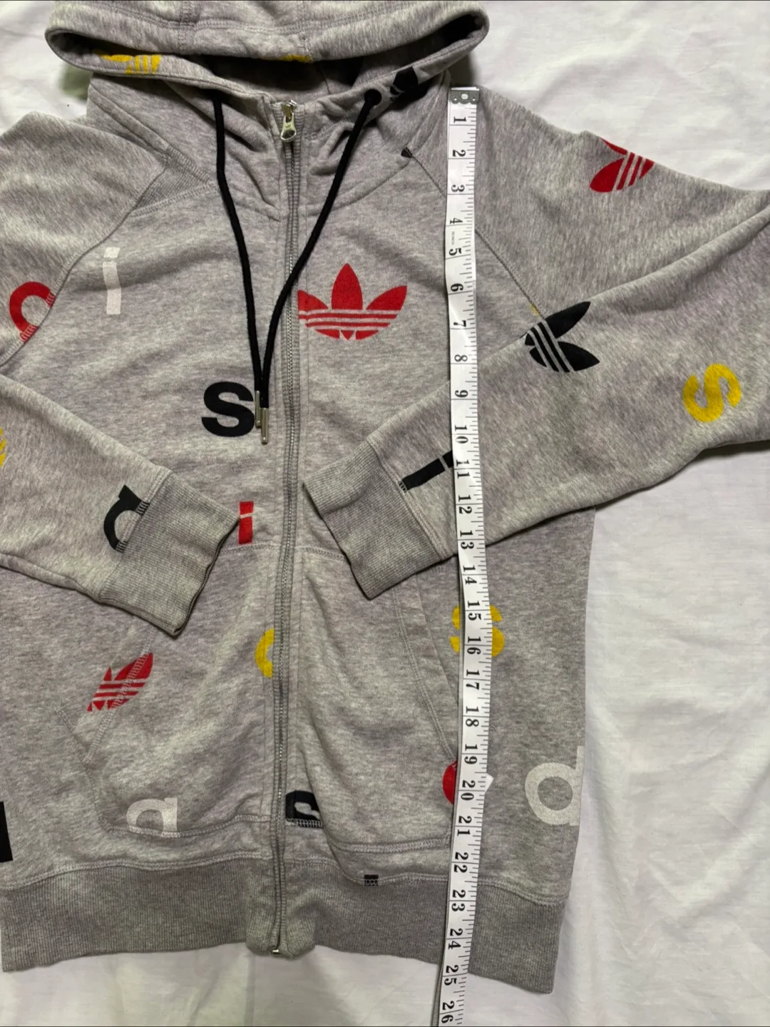Adidas Full Zip Hoodie - Grey image indicator(9)