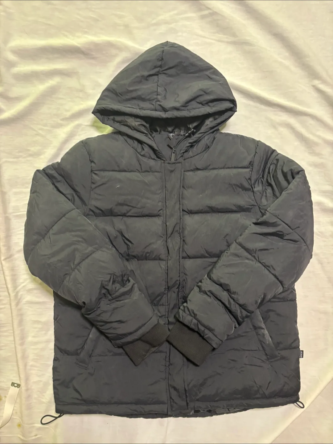 Black Puffer Jacket - From Puffer to Pillow