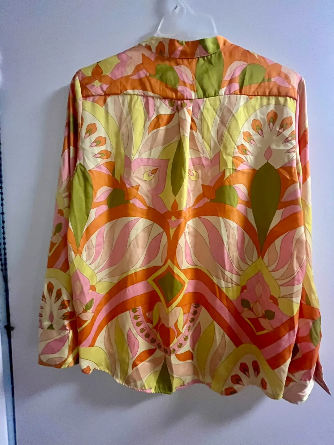 Zara Retro Print Blouse - Size M image indicator(4)