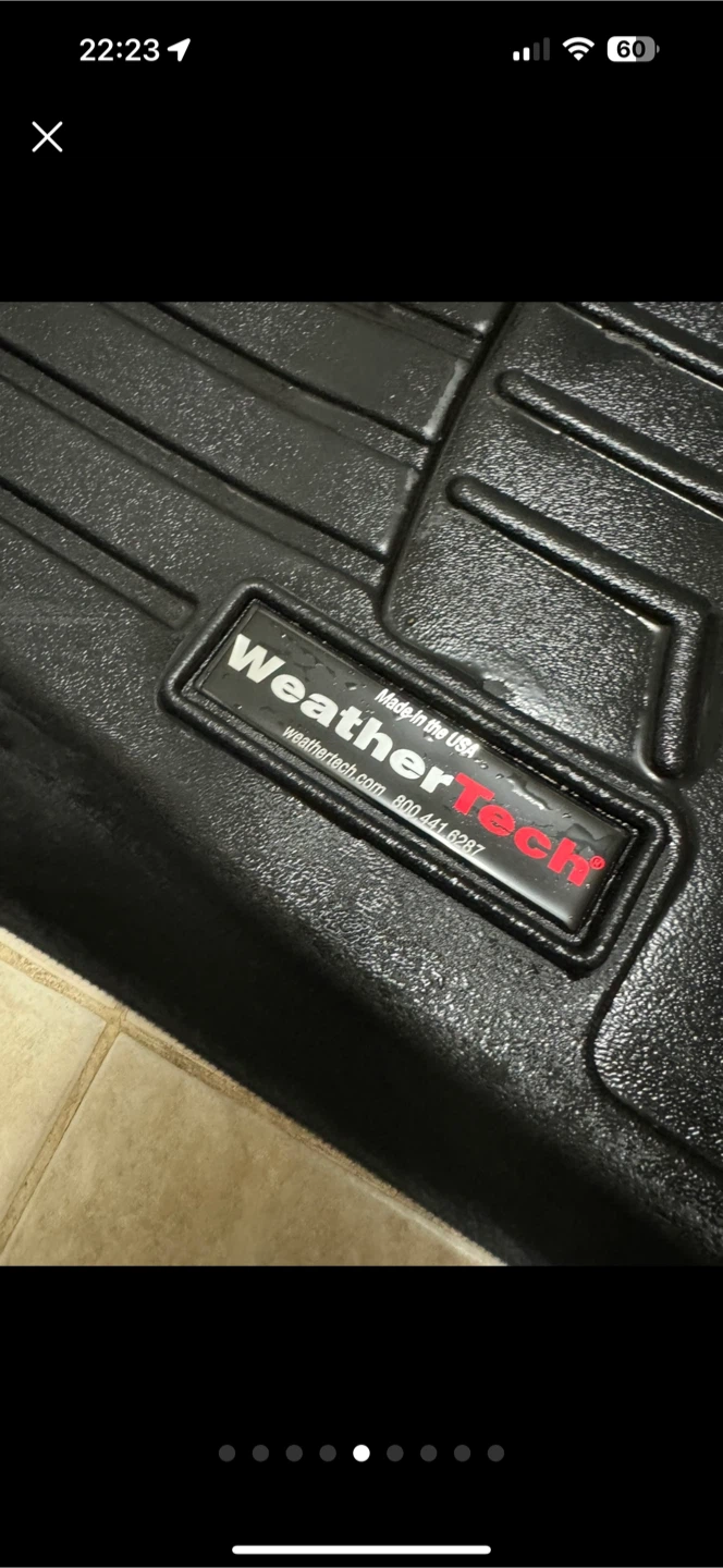 selling glc 300 2021 weathertech floor mat,   mint condition - photo 5