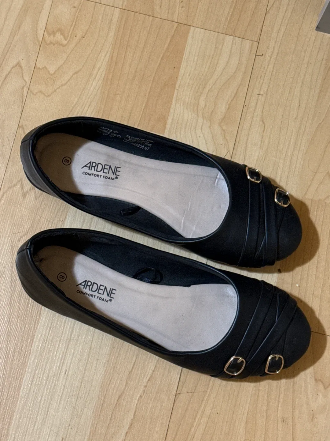 Ardene Black Ballet Flats - Size 8 thumbnail