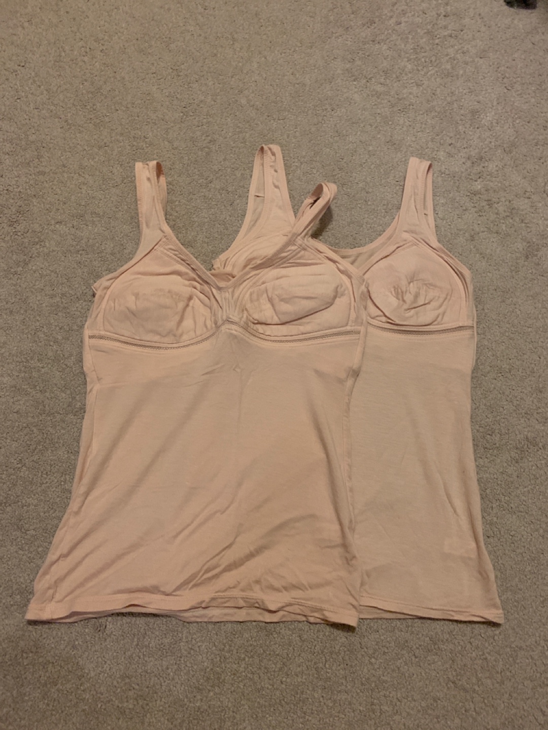 Light Pink Tank Tops