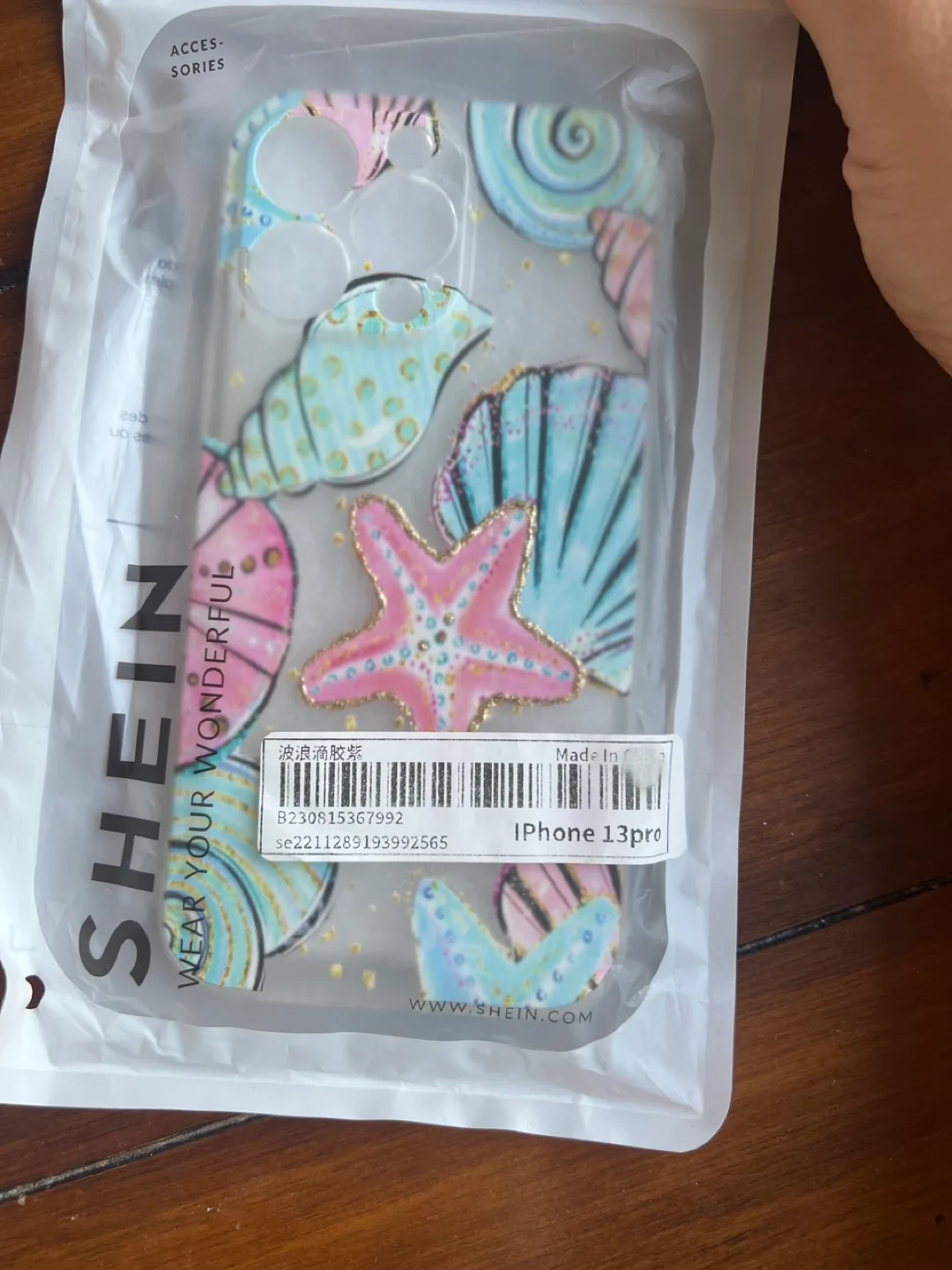 SHEIN iPhone 13 Pro Case - Seashell Design thumbnail