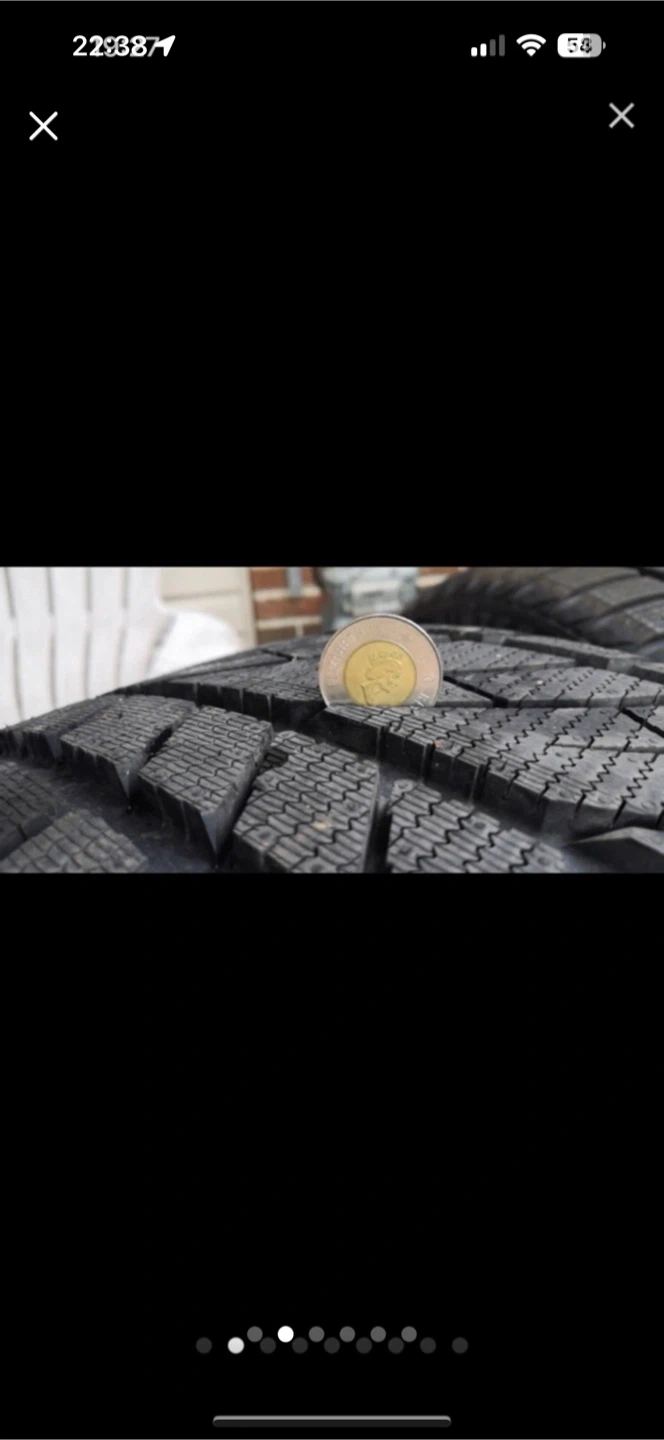 GLE 95% New. 255/40R/19–Two winter wheels with rims . $ 300 - photo 2