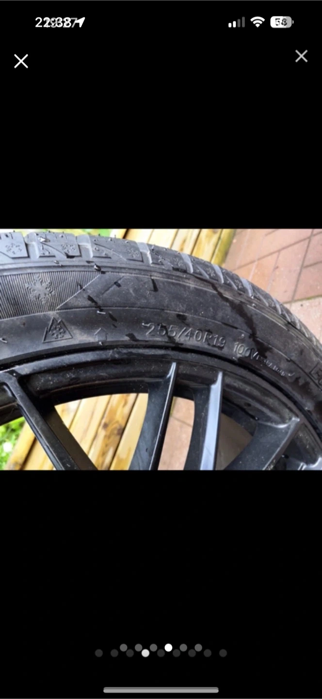 GLE 95% New. 255/40R/19–Two winter wheels with rims . $ 300 - photo 4
