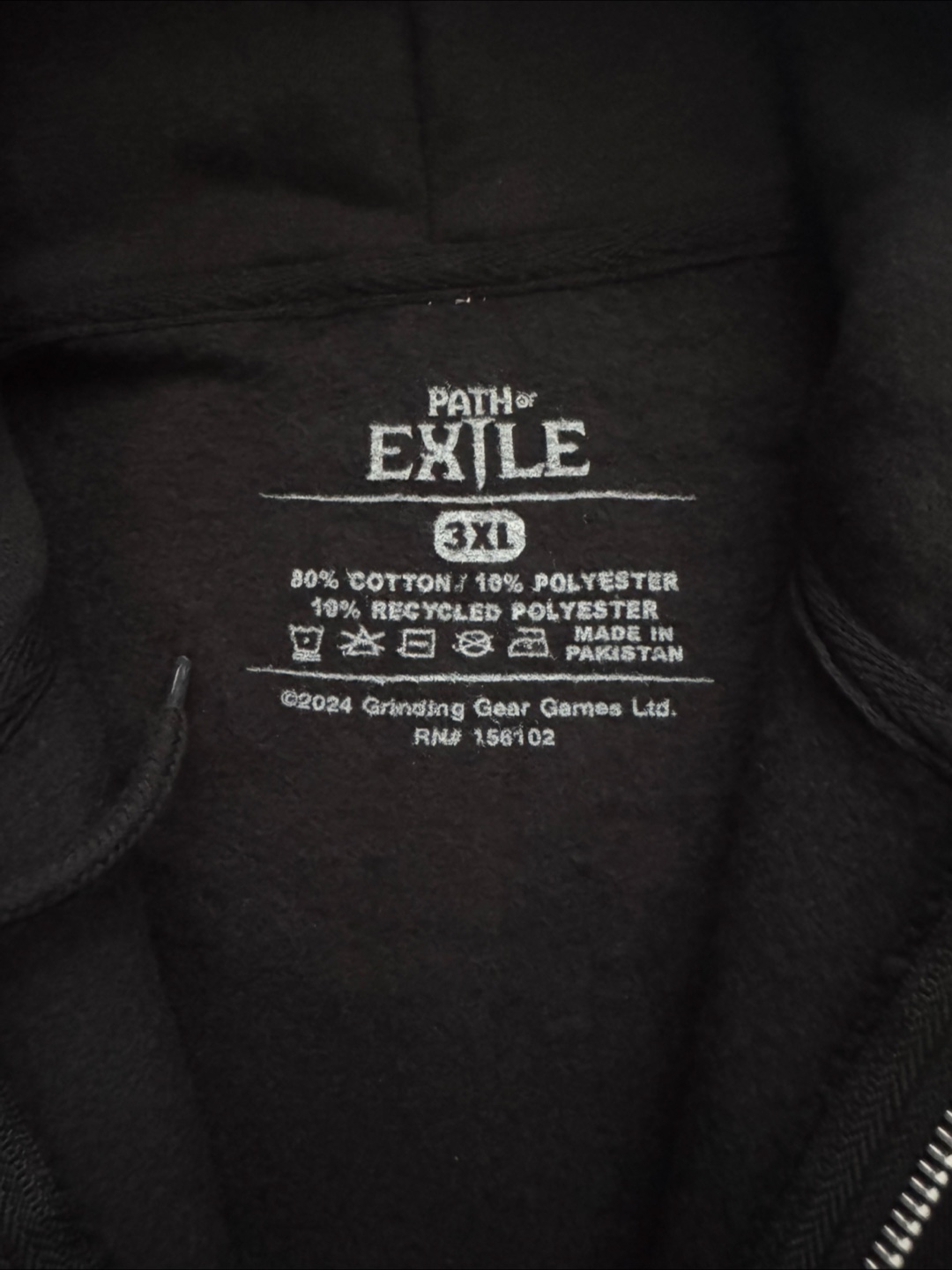 Path of Exile Black Hoodie 3XL - photo 3