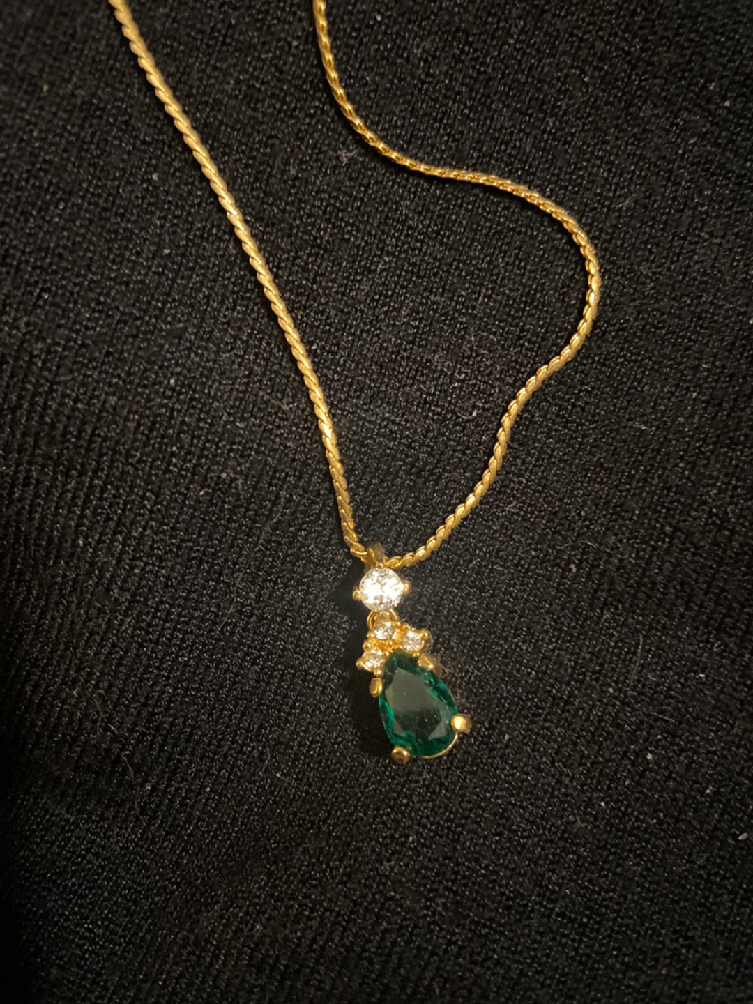 Dior Gold Tone Necklace and Earrings Set - photo 2