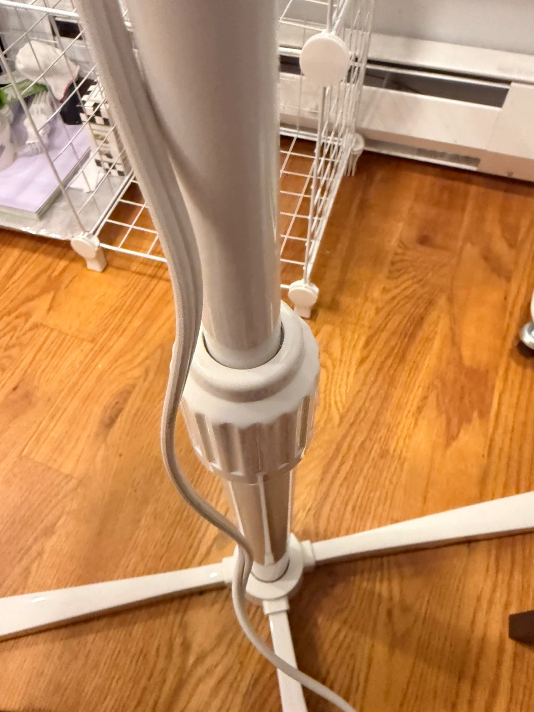 White Standing Fan - photo 3