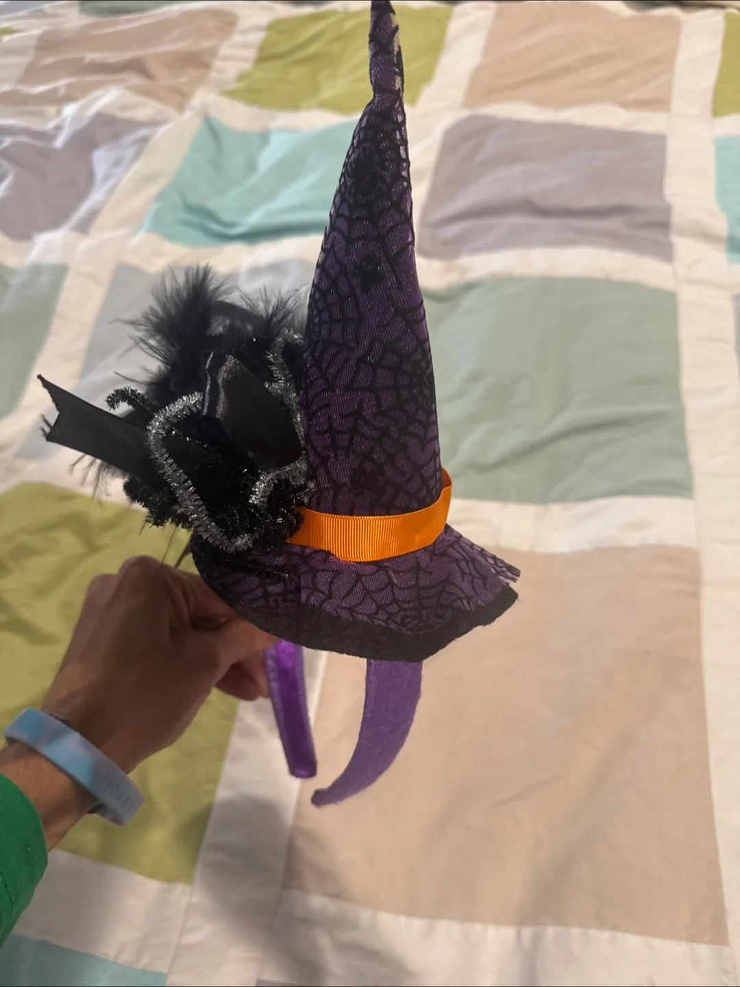 Witch Hat Headband - Halloween Costume Accessory thumbnail
