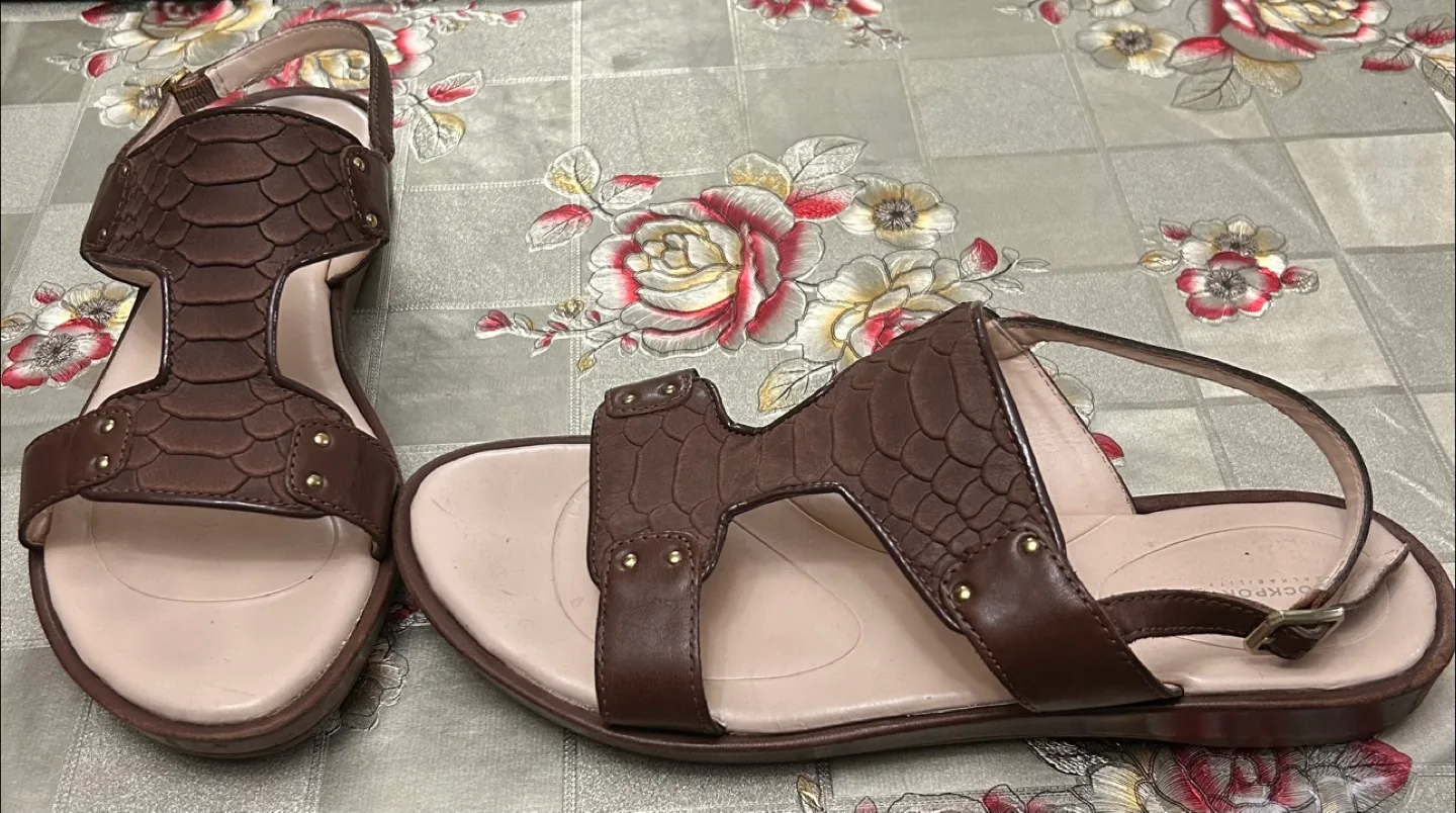 Rockport Brown Leather Sandals