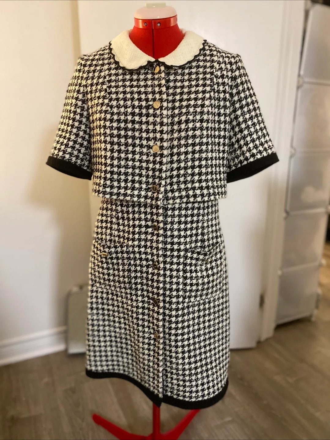 Sandro Houndstooth Dress image indicator(3)