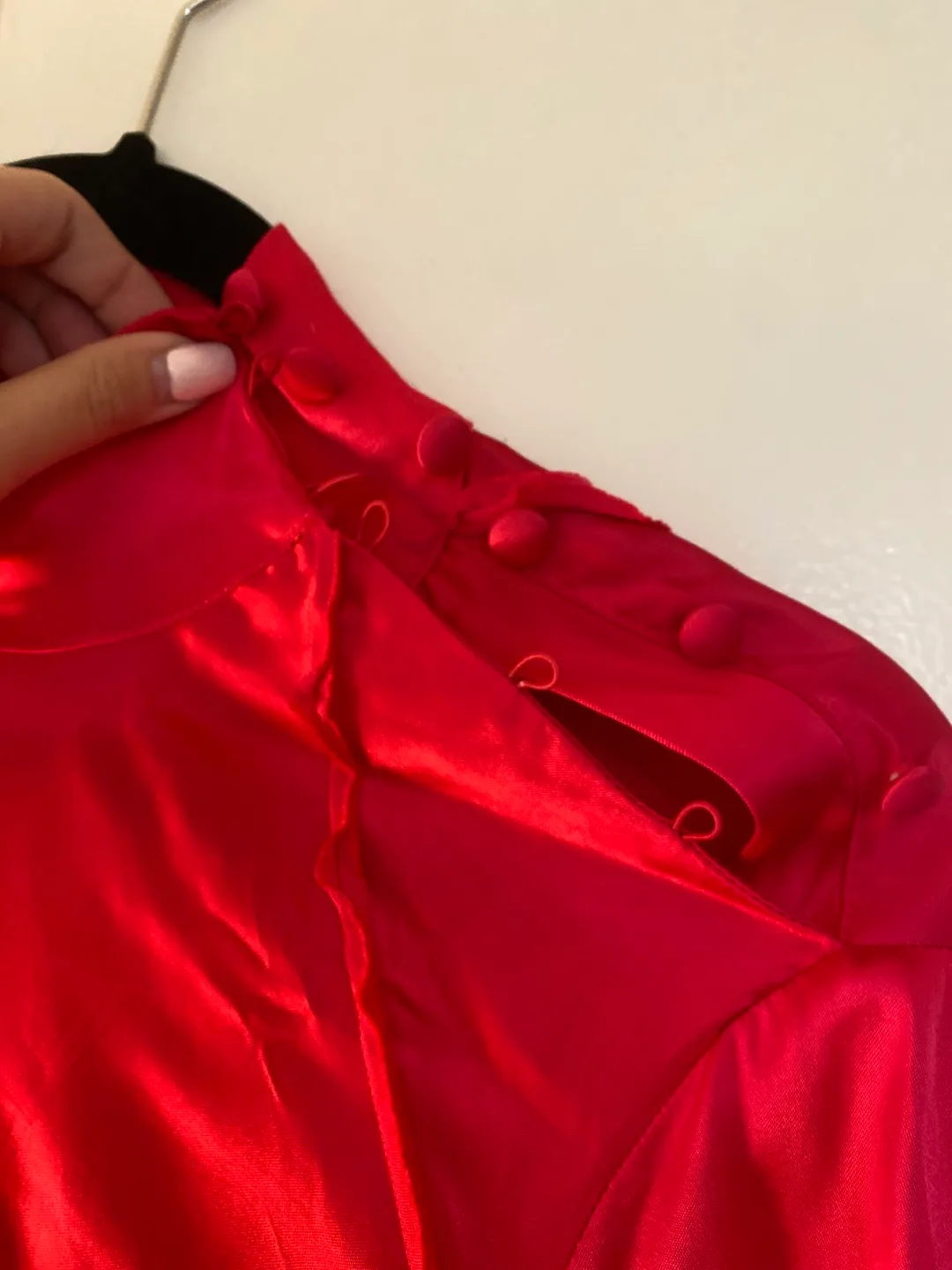 ASOS pink Satin long Dress - Size US 10 image indicator(4)