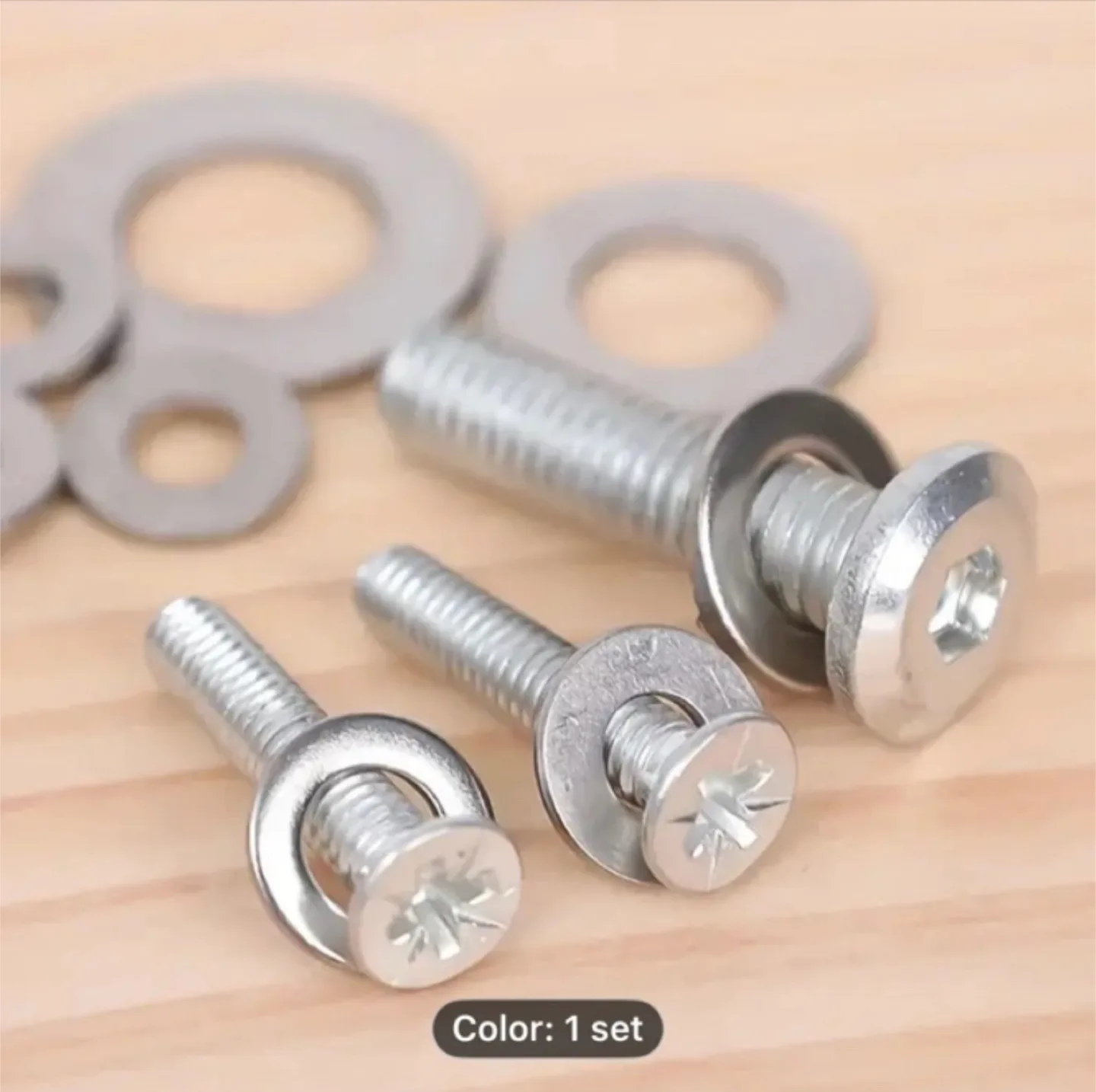 180pcs Stainless Steel Washer Assortment Set image indicator(10)