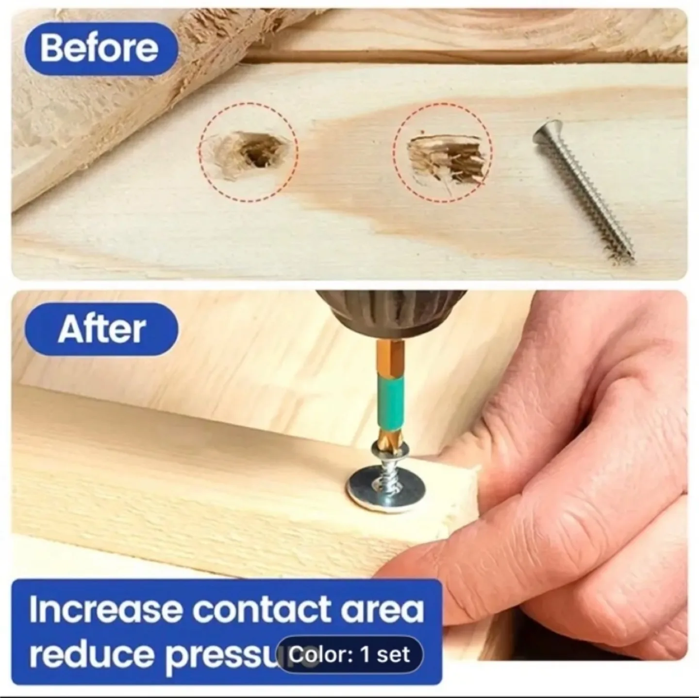 180pcs Stainless Steel Washer Assortment Set image indicator(9)