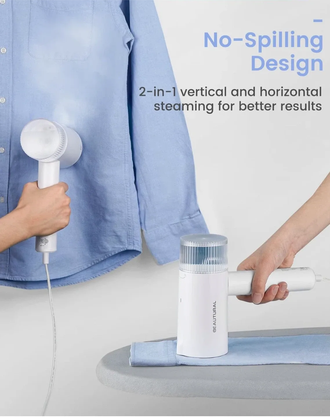 Beautural Handheld Garment Steamer image indicator(2)