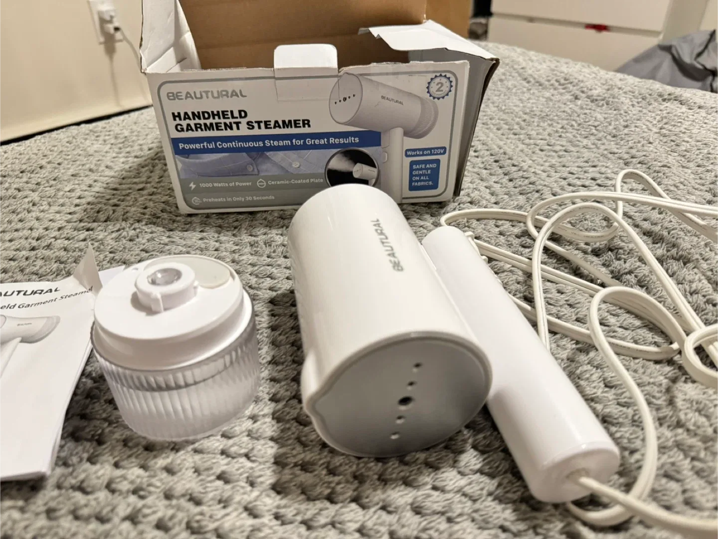 Beautural Handheld Garment Steamer image indicator(7)