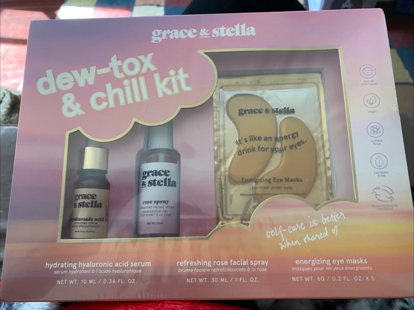 Grace & Stella Dew-Tox & Chill Kit New in box thumbnail