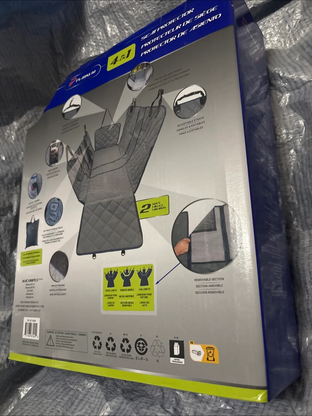 Platinum Series 4-in-1 Seat Protector - New in Box! image indicator(2)