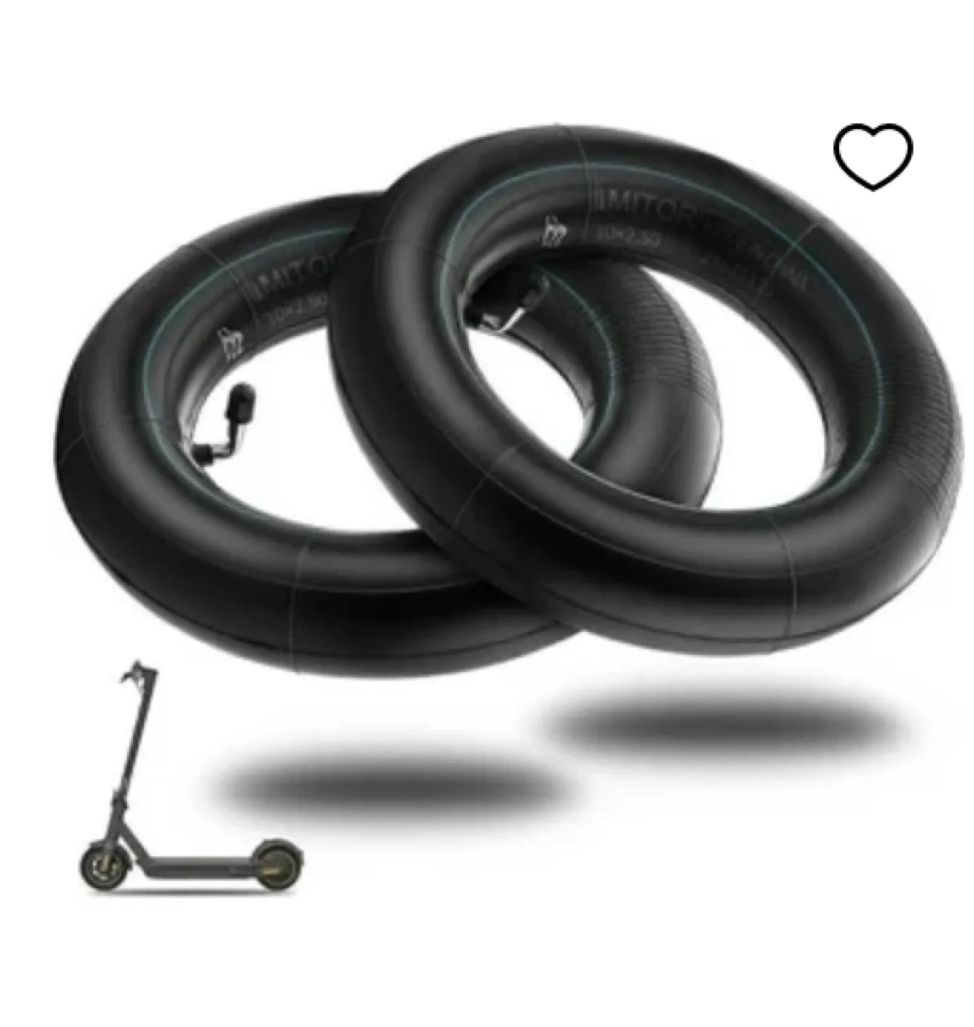 MITOR 10x2.50 Inner Tubes - Scooter Tire Replacement